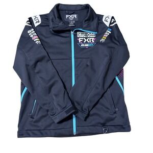 FXR Racing Jacket Womens L Black Pink ClubMX Muc-Off Motocross Softshell